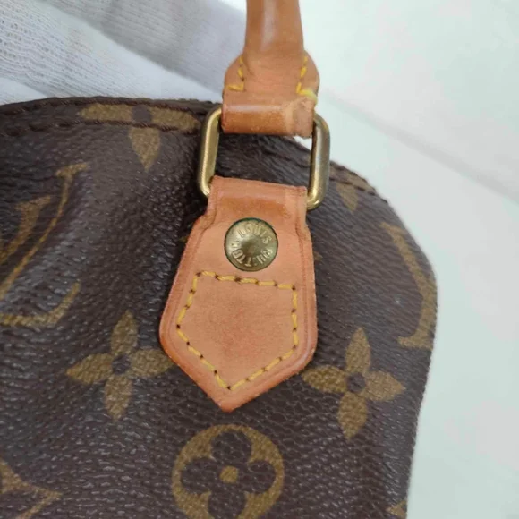 Louis Vuitton Monogram Mini Speedy Hand Bag Purse Old - Picture 6 of 16
